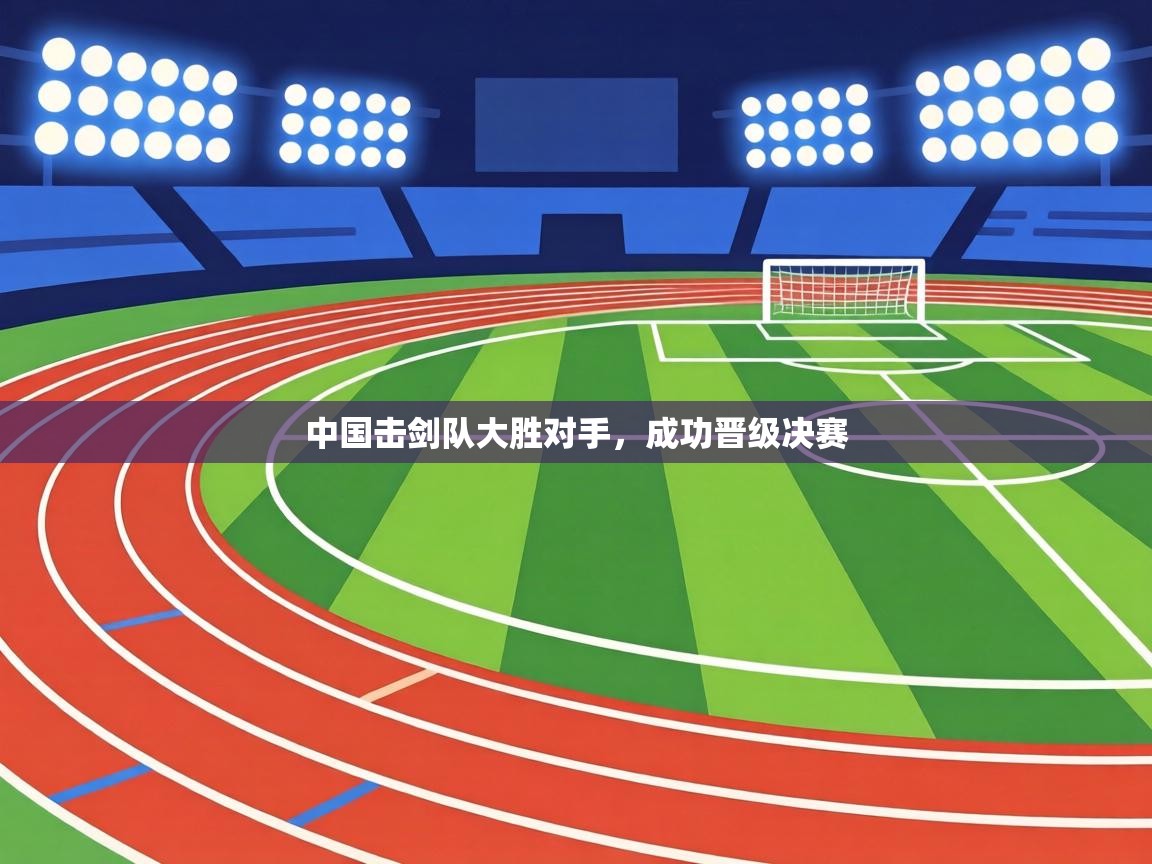 中国击剑队大胜对手,成功晋级决赛 第1张